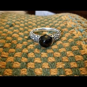 Michael Dawkins Sterling Silver & Black Onyx Ring
